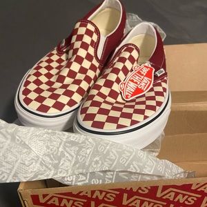 Brand new untouched Vans | Size 11 | Red & White